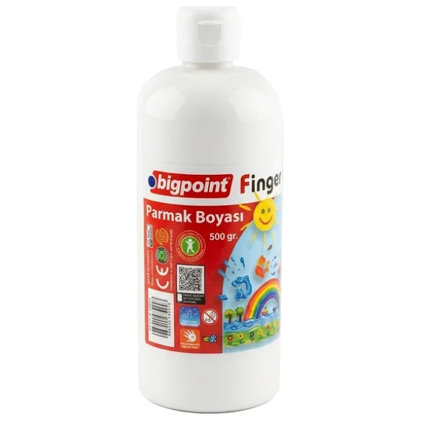 Bigpoint 500 ml Beyaz Parmak Boyası - Görsel 6