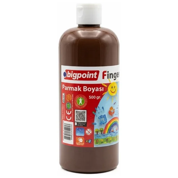 Bigpoint 500 ml Kahverengi Parmak Boyası - Görsel 4