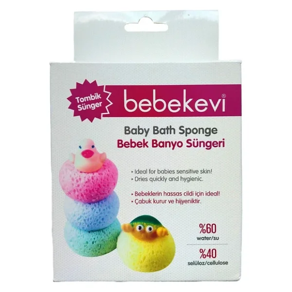 Bebekevi Mavi Banyo Tombik Sünger - Görsel 3