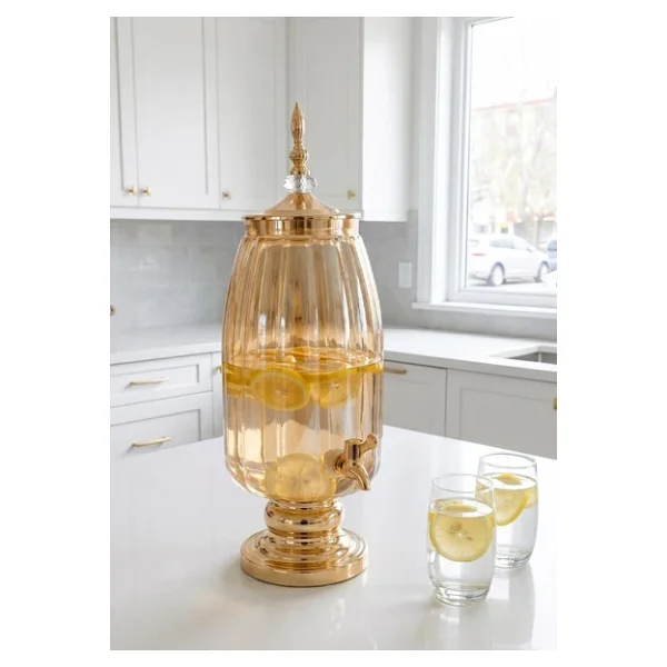Cam Sebil - Yağlık, Şerbetlik, Sürahi - 6 Litre, 50 Cm-4 - Görsel 4