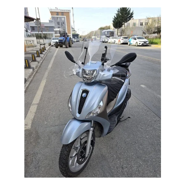 Motocam Piaggio Medley S 150 Ön Cam 2021-2026 Model 56Cm Şeffaf Renkli Elcikli Aparatsızdır - Görsel 9