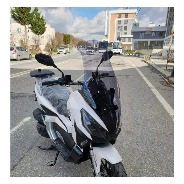 Motocam Volta Apec Apx7 Ön Cam 2025-2026 Model 68Cm Füme Renkli 4Mm Orta Boylu - Görsel 7