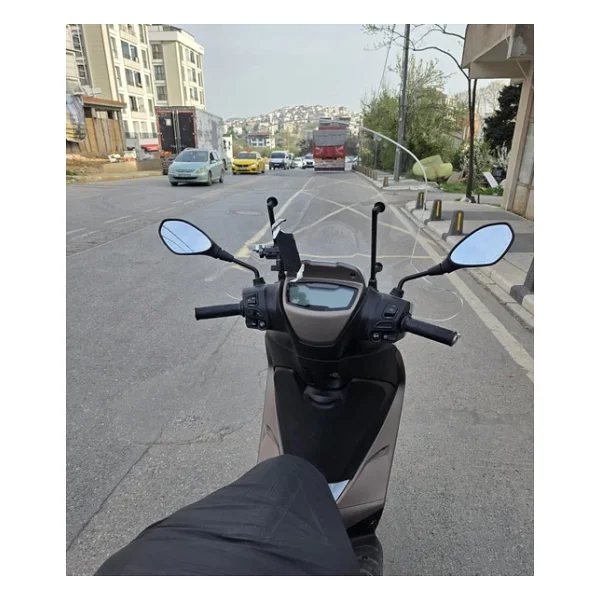 Motocam Piaggio Medley S 150 Ön Cam 2021-2026 Model 56Cm Şeffaf Renkli Elcikli Aparatsızdır - Görsel 5