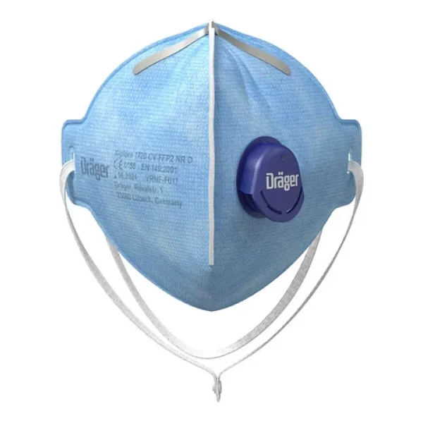 Drager X-plore FFP2 Ventilli Kimyasal Koruyucu ve Antialerjen Çamaşır Suyu Temizlik Maskesi - Görsel 2