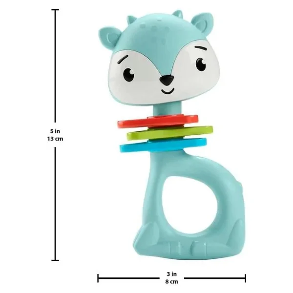 Fisher Price Eğlenceli Dostlar Dişlik ve Çıngıraklar Ceylan HKD68 - Görsel 3