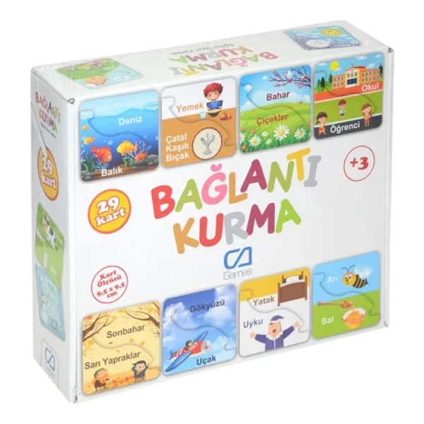 CA Games Bağlantı Kurma Eğitici Oyun Kartları 29 Parça - Görsel 9