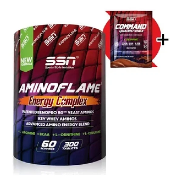 SSN Sports Style Nutrition AminoFlame 300 Tablet Amino Asit - Görsel 2