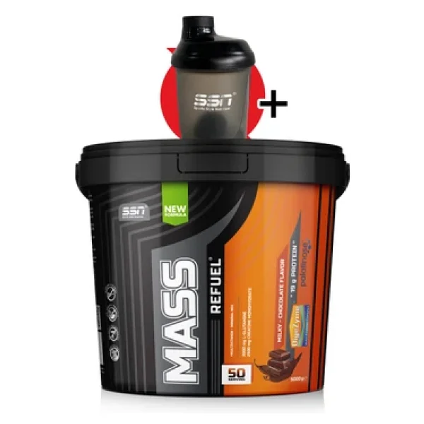 SSN Sports Style Nutrition Mass Refuel 5000 Gr (Çikolata) Karbonhidrat Kilo Aldırıcı - Görsel 2