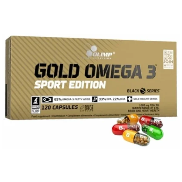 Olimp Gold Omega 3 Sport Edition 120 Kapsül - Görsel 4