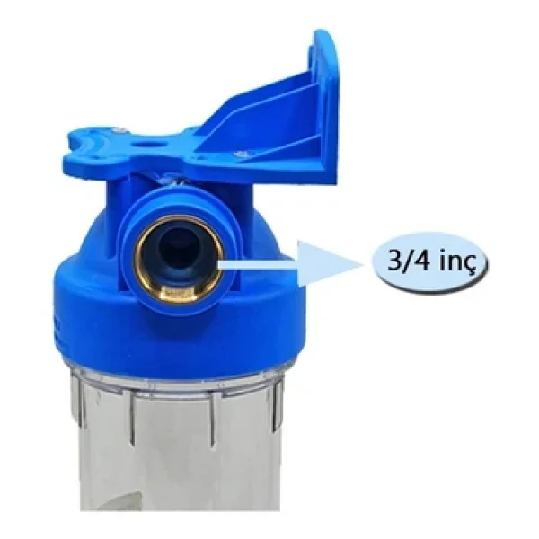 Aqua Bella Atlas Filtri Atlas 10 Inç Dp Mono Housıng 3/4" Tekli Filtre Kabı Boş - Görsel 4