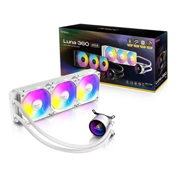 Antec Luna 360 ARGB Beyaz İşlemci Sıvı Soğutucu - Görsel 5