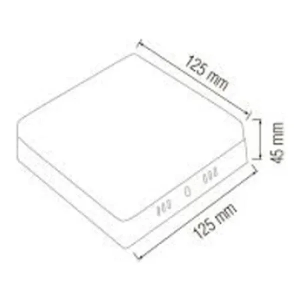 Horoz 016-059-00 Carla 18SQ Sıva Üstü Kare Led Panel Armatür - Görsel 2