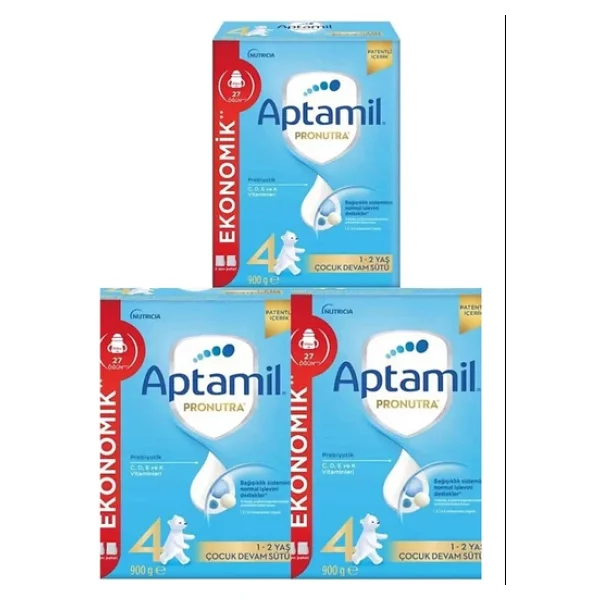 Aptamil 4 Çocuk Devam Sütü 900 gr 3 Adet - Görsel 5