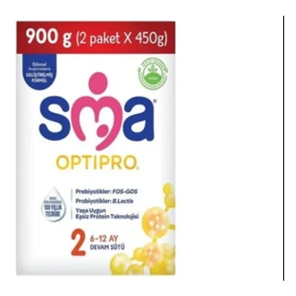 SMA Optipro 2 Probiyotik Devam Sütü 900 gr 6 Adet - Görsel 6