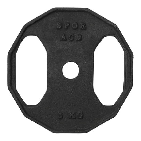 105 Kg Döküm 180 Cm Vidalı Z Barlı Ağırlık Halter Dambıl Set - Görsel 4
