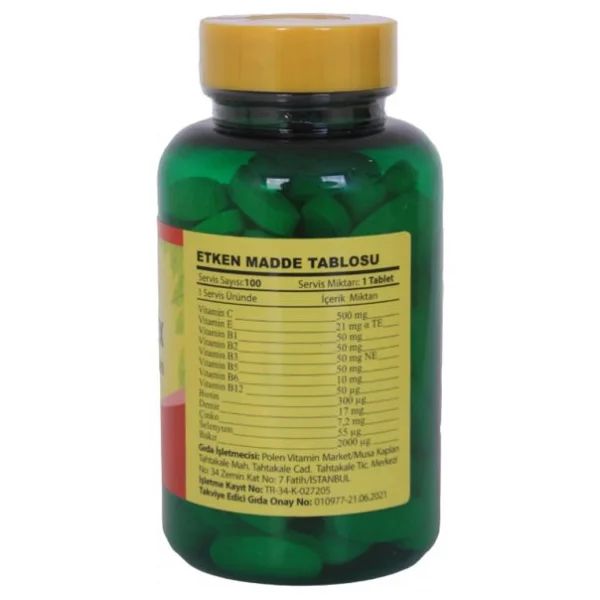 Vitapol Vitamin B Complex 100 Tablet - Görsel 8