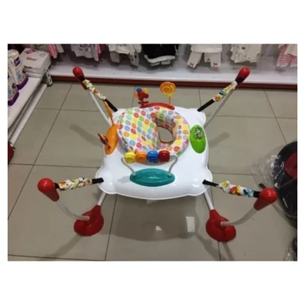 BabyHope Öykü Bebek Dünyası Mavi Oyuncaklı Zıpzıp Hoppala - Görsel 4
