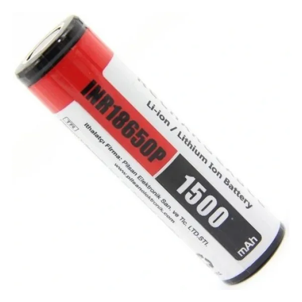 Orion 18650P 3.7V 1500 mAh 15C Li-ion Şarjlı Pil - Görsel 6