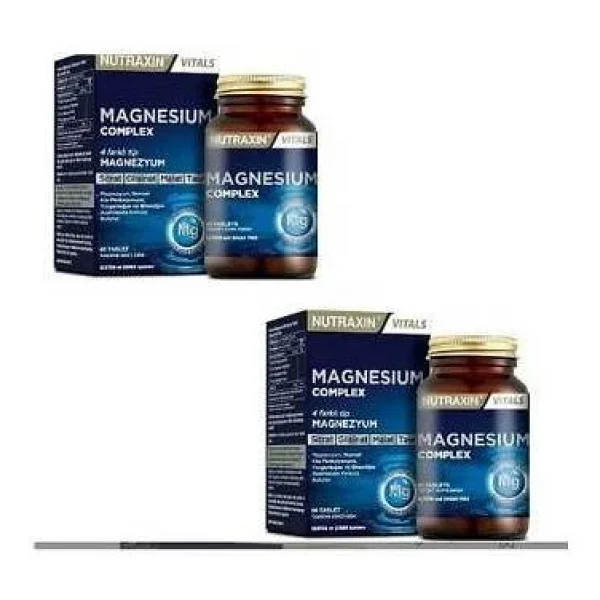Nutraxin Magnesium Complex + Vitamin B6 60 Tablet 2'li - Görsel 5