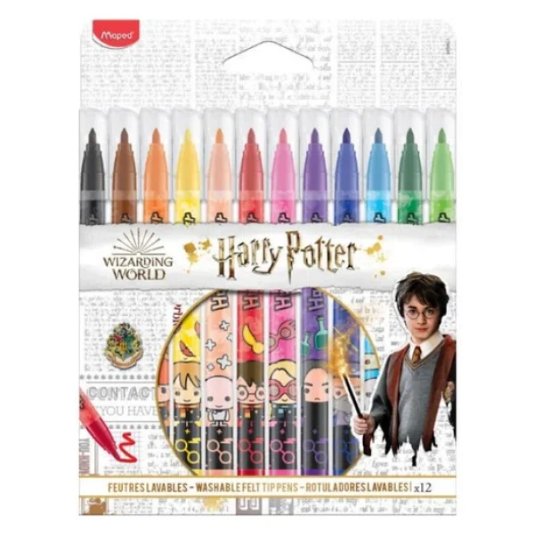 Maped 845407 Harry Potter Yıkanabilir 12'li Keçeli Kalem Seti - Görsel 4
