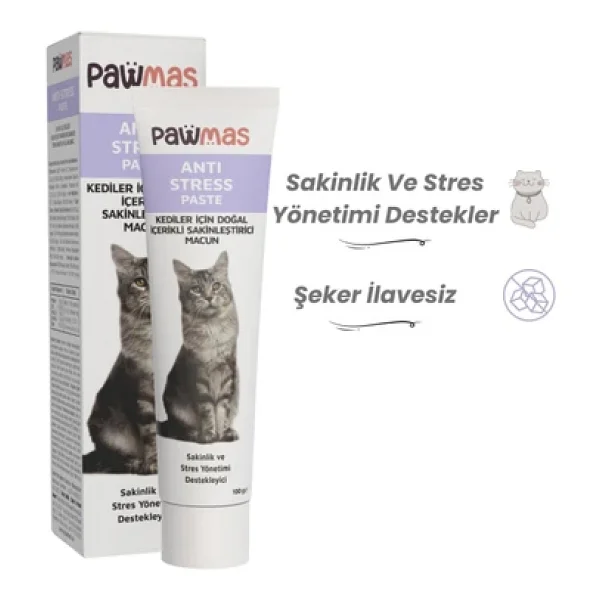 Pawmas Anti Stress 100 gr Kedi Macunu - Görsel 8