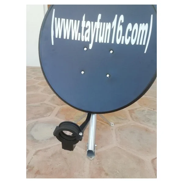 Siyah 70 cm Full HD 4K Uydu Çanak Anteni-Antrasit - Görsel 2