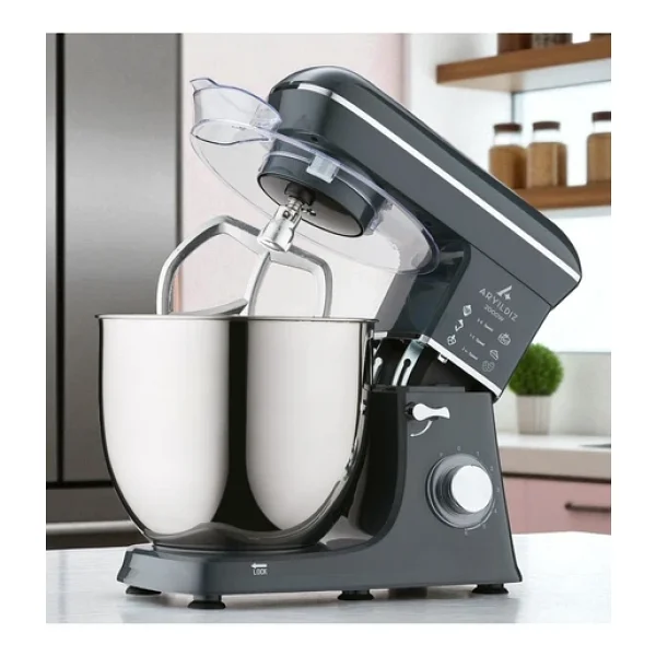 Aryıldız Home Chef XXL 2000 W 10 lt Antrasit Stand Mikser - Görsel 4