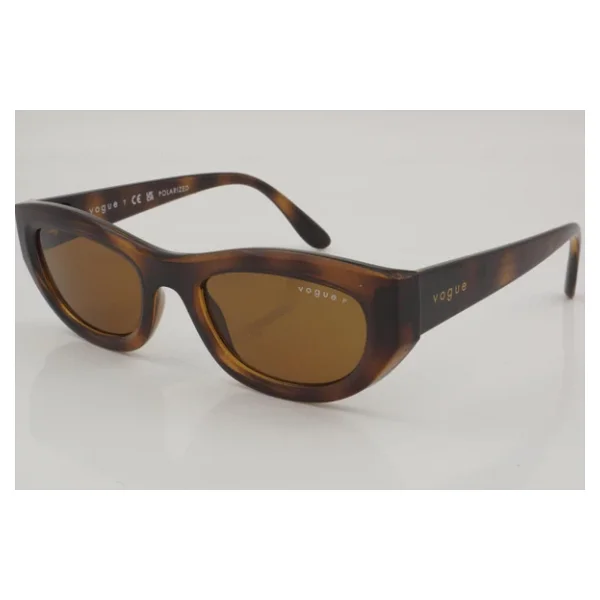 Vogue VO5616S 271883 Dark Havana-Dark Brown Polarize Kadın Güneş Gözlüğü - Görsel 6