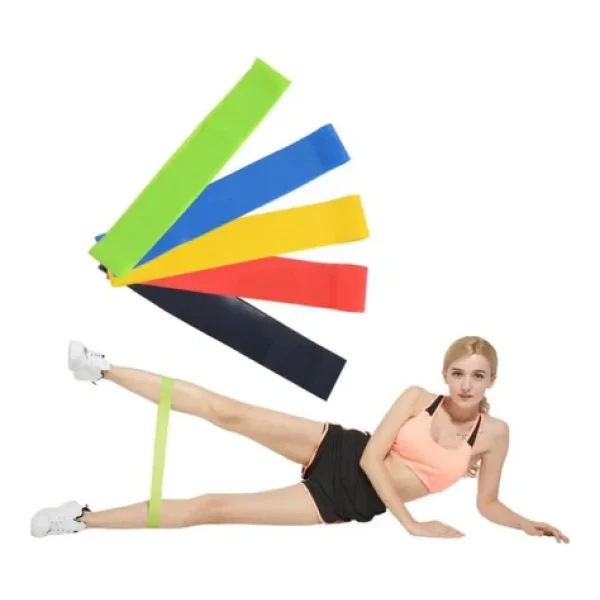 Spor Egzersiz Direnç Bandı Yoga Pilates Ve Fitness Antrenman Lastiği - Görsel 7