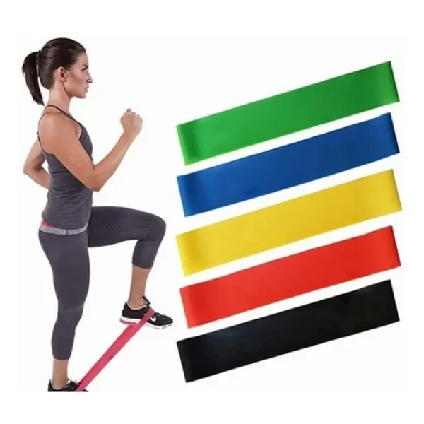 Spor Egzersiz Direnç Bandı Yoga Pilates Ve Fitness Antrenman Lastiği - Görsel 10