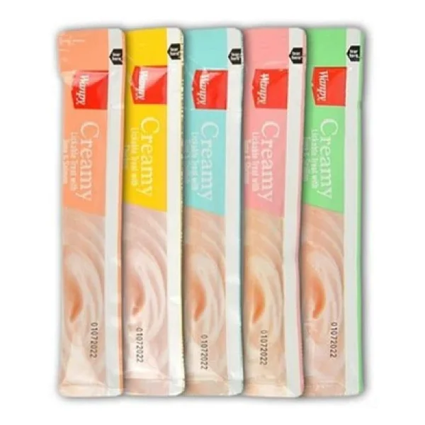 Wanpy Karışık 5x14 gr Krema Kedi Ödül Maması - Görsel 5