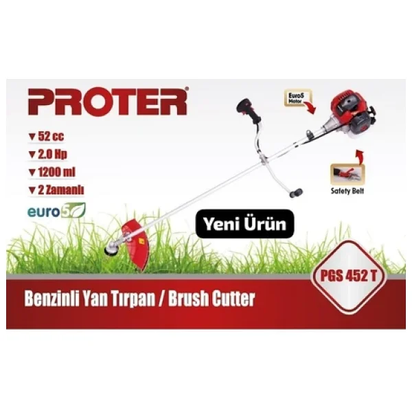 Proter PGS 452 T Benzinli Yan Tırpan - Görsel 4