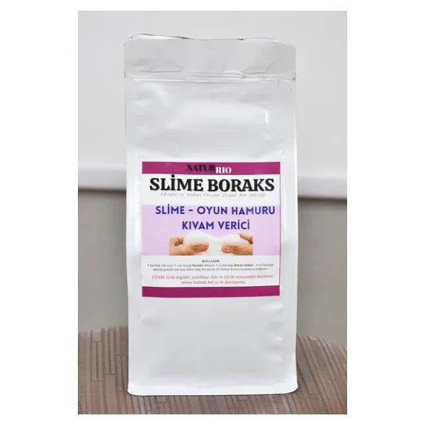 Naturrio Slime ve Oyun Hamuru Için Boraks 810 gr - Slime Yapım Malzemesi - Görsel 3