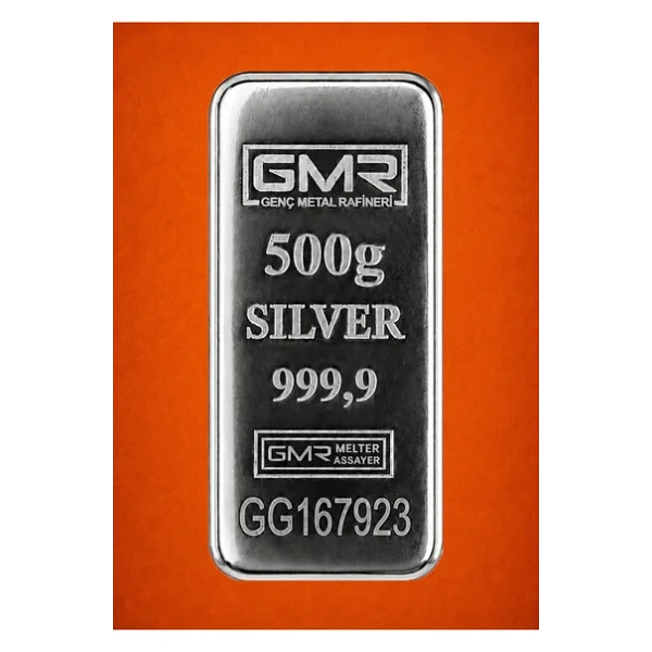 500 gr Külçe Gümüş - Görsel 3