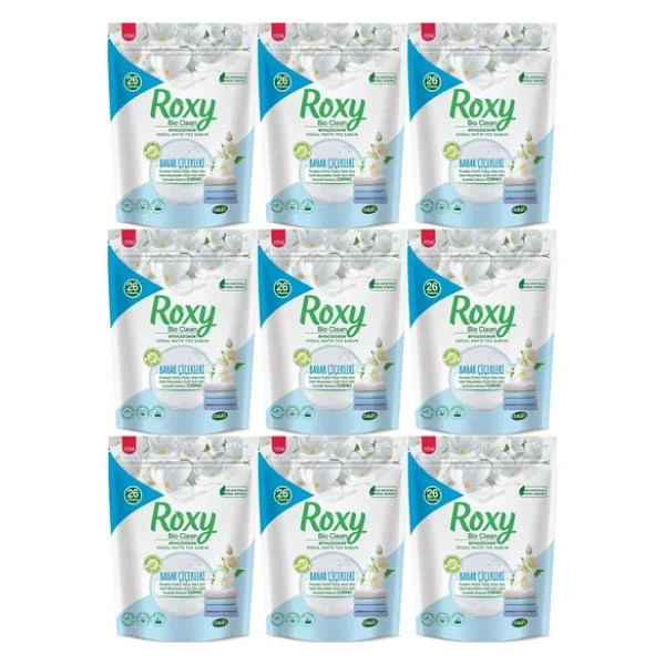 Dalan Roxy Bio Clean Matik Sabun Tozu 800GR Bahar Çiçekleri (9 Lu Set) (234 Yıkama) - Görsel 5