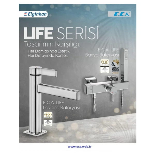 E.C.A. Life 102102777 Banyo Bataryası - Görsel 7