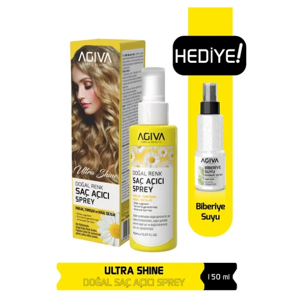 Ultra Shine Doğal Renk Saç Açıcı Sprey 150ml - Görsel 2