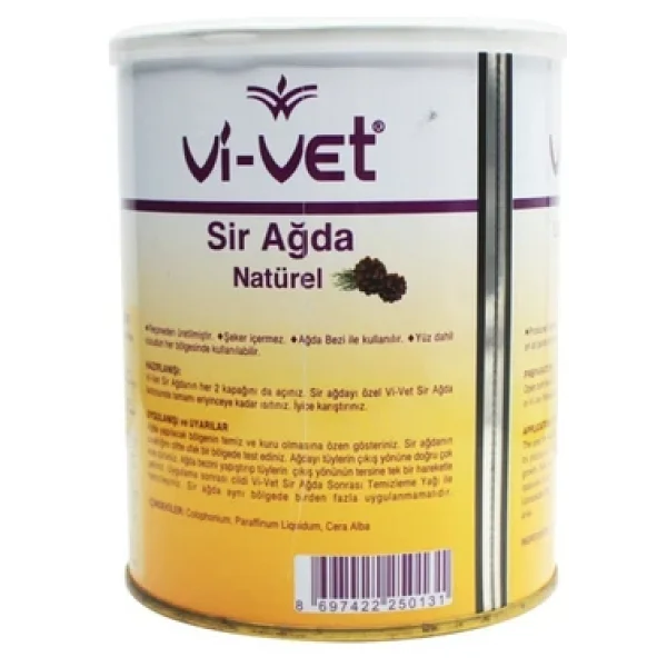Vi-Vet Naturel 800 ml Konserve Sir Ağda - Görsel 2