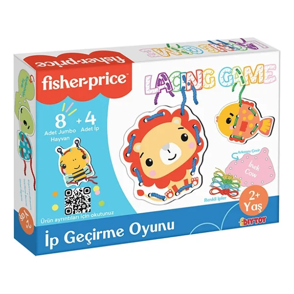 Fisher-Price Fisher Price İp Geçirme Oyunu Lacing Game - Görsel 5