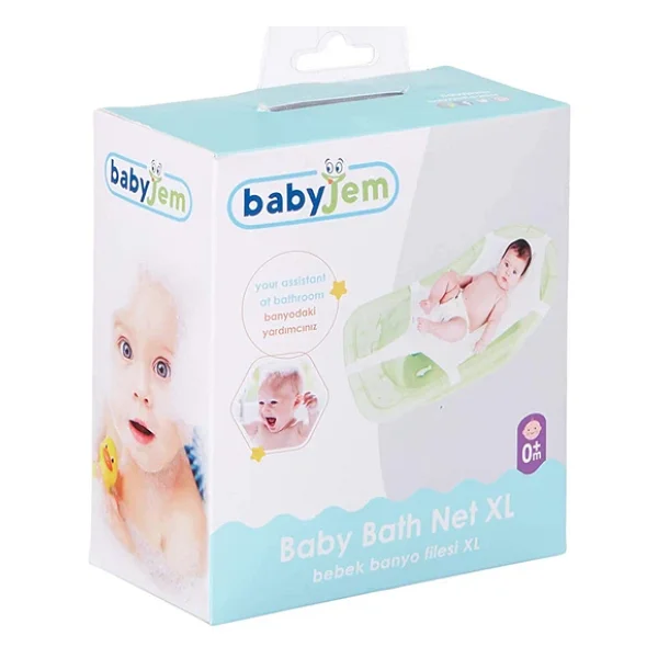 Bebek Havlu Banyo Filesi Büyük Xl Beyaz (4 Adet) - Görsel 6