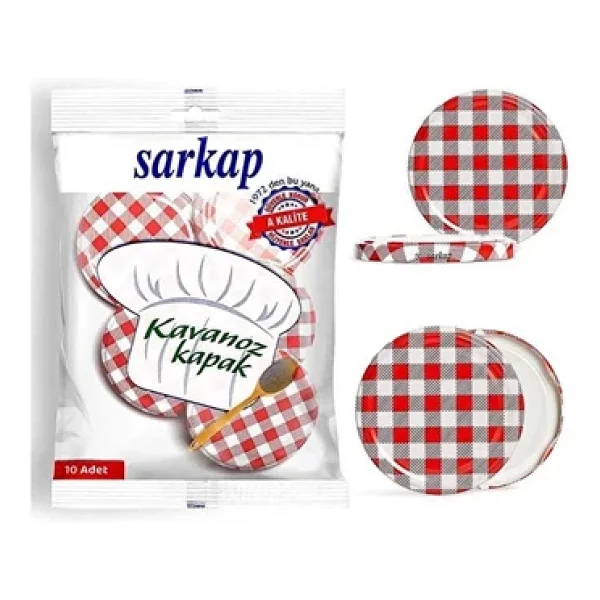 4 ADET Sarkap Kavanoz Kapağı 10'lu - Görsel 4