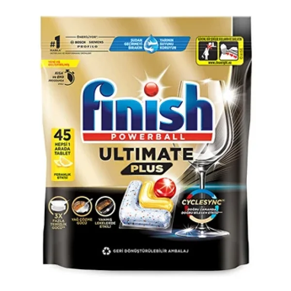 Finish Tablet Ultimate Plus 45'li Limon - Görsel 5