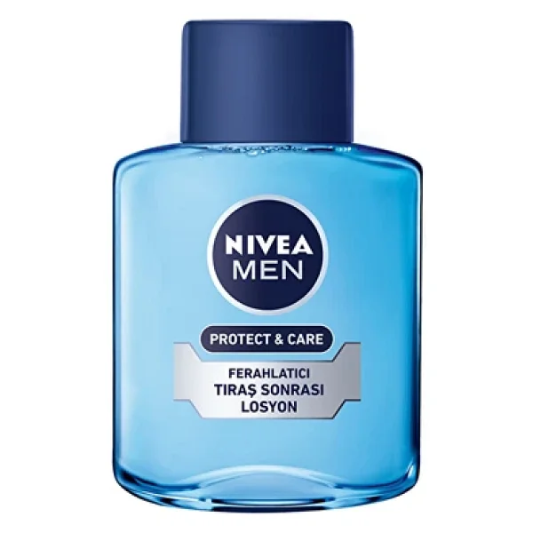 4 ADET Nivea Men Tıraş Sonrası Losyon Protect&Care 100 ml - Görsel 2