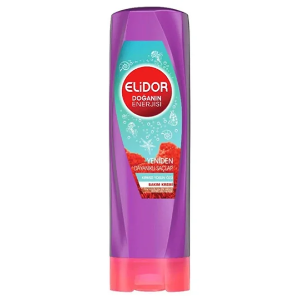 Elidor Doğanın Enerjisi Kırmızı Yosun Özlü 350 ml Saç Kremi - Görsel 2