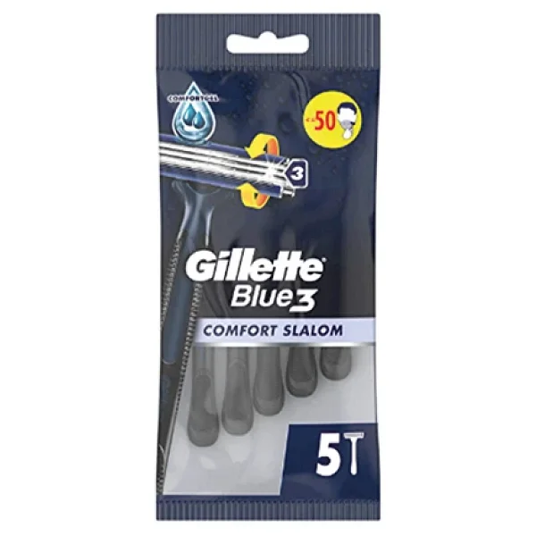 Gillette Blue 3 Comfort Slalom Kullan At 5'li Tıraş Bıçağı - Görsel 2