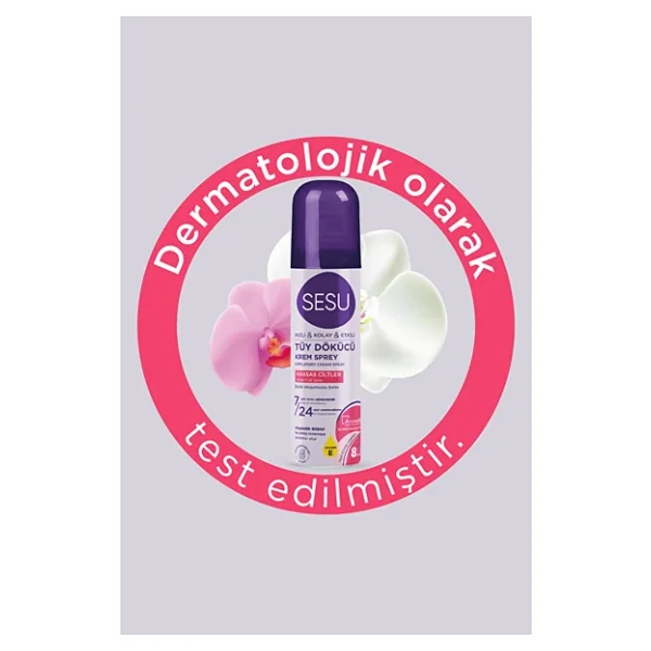 Sesu Tüy Dökücü Köpükl Hassas Ciltler 150 ml - Görsel 2