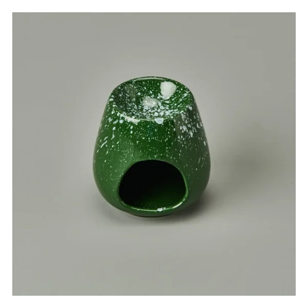 Deco Enyo Seramik Buhurdanlık - Yeşil - 11 Cm - Görsel 3