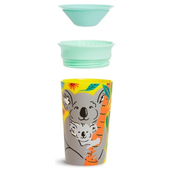 Munchkin Mucize 360° Wildlove Alıştırma Bardağı 12 Ay+ 266 ml Koala - Görsel 2