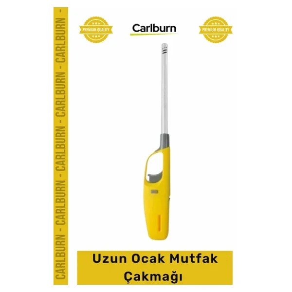 Özel Üretim Doldurulabilir Emniyet Kilitli Manyetolu Kaliteli Kamp Uzun Ocak Mutfak Çakmağı - Görsel 2