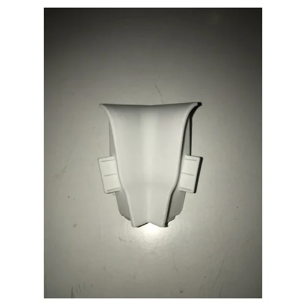 Laminat Parke Süpürgelik Köşe Bağlantı Aparatı 6 cm Beyaz - Görsel 3